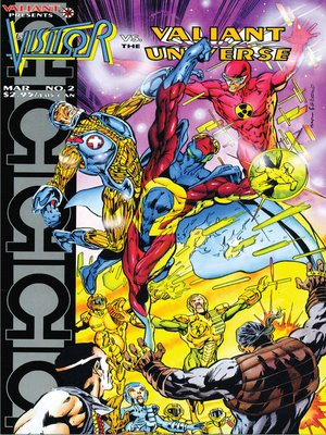 cover image of The Visitor Vs. the Valiant Universe (1995), Issue 2